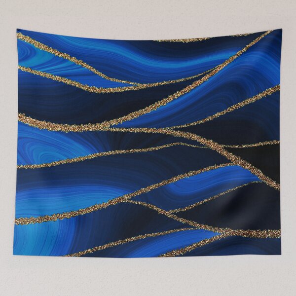 Item preview, Ocean Blue Mermaid Faux Marble Landscapes designed and sold by MysticMarble.
