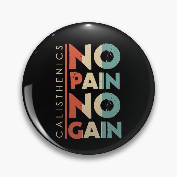 Item preview, Without pain no gains designed and sold by mederDESIGNS.