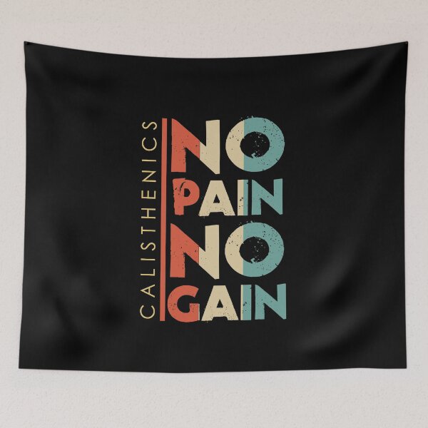 Item preview, Without pain no gains designed and sold by mederDESIGNS.