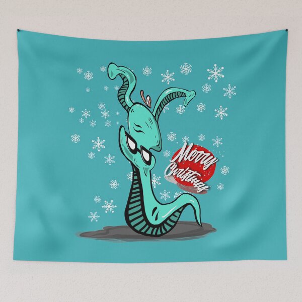 Item preview, Christmas worm in the beautiful snow designed and sold by vibeno1.