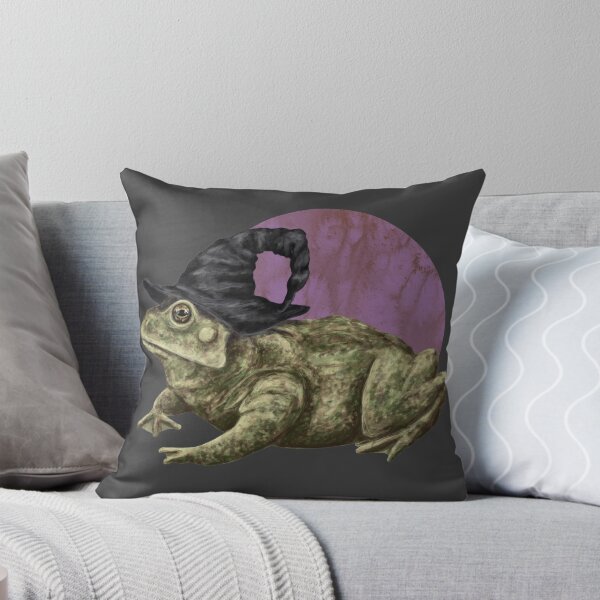 Artikelvorschau, Froschhexe in grau entworfen und verkauft von CharlieCreature.
