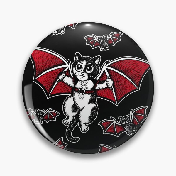 Bat Cat Pin