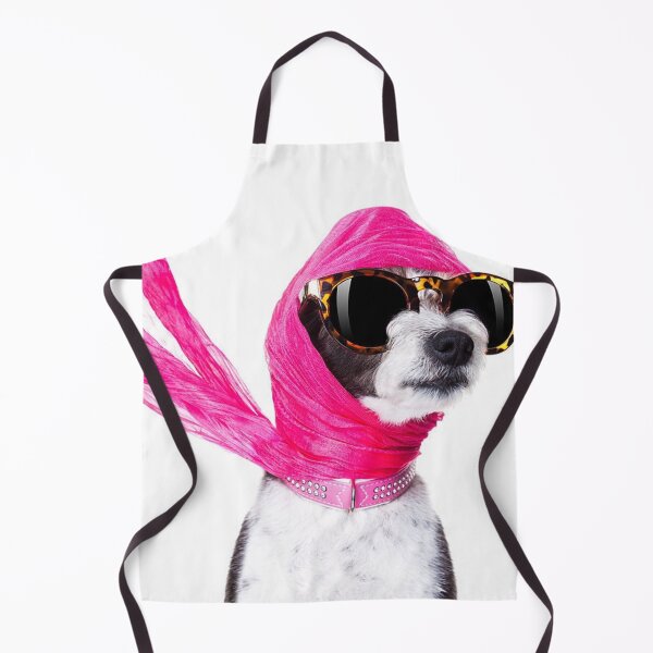 Item preview, A Dog With A Pink Scarf And Glasses designed and sold by asun5.