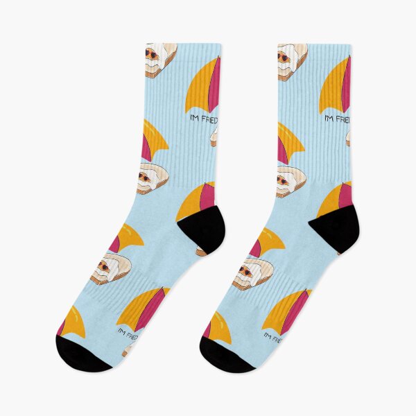 Item preview, I am fried. Funny fried egg on the toast with beach umbrella. designed and sold by milkasweet.