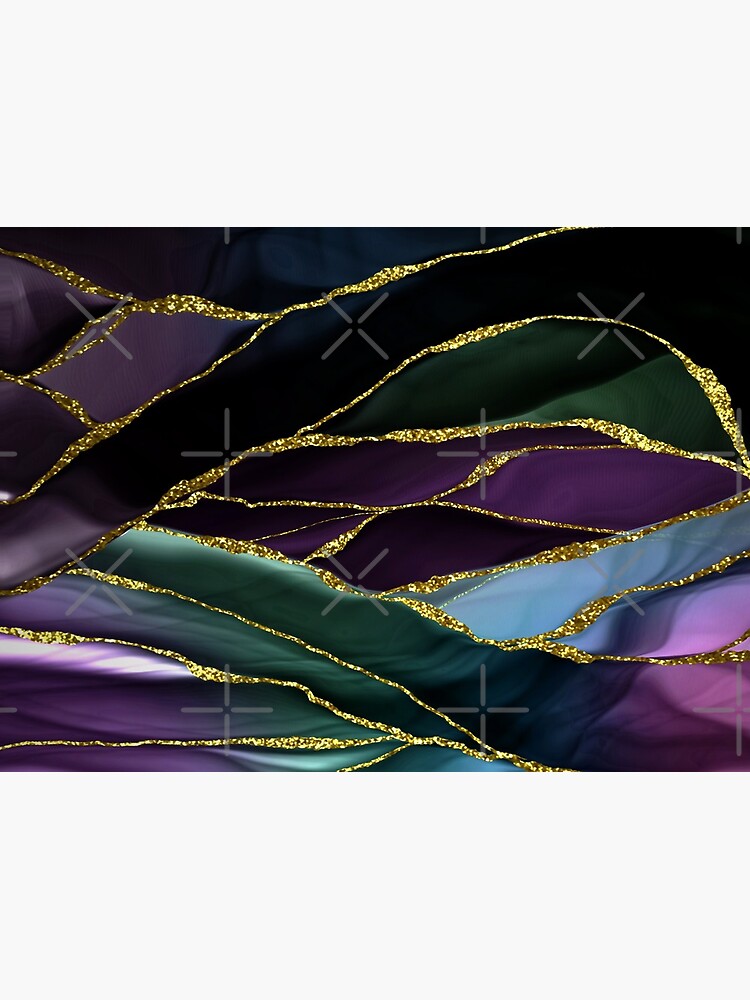 Evening Glow Marble Landscapes by MysticMarble