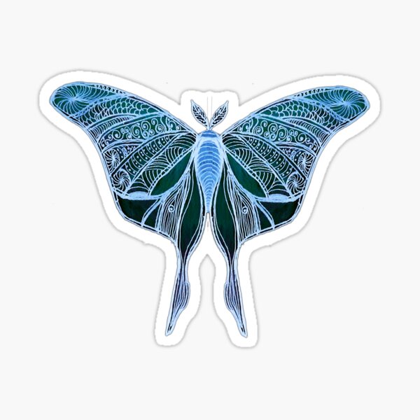 Stunning 'Moth Queen' Fairy Sticker 