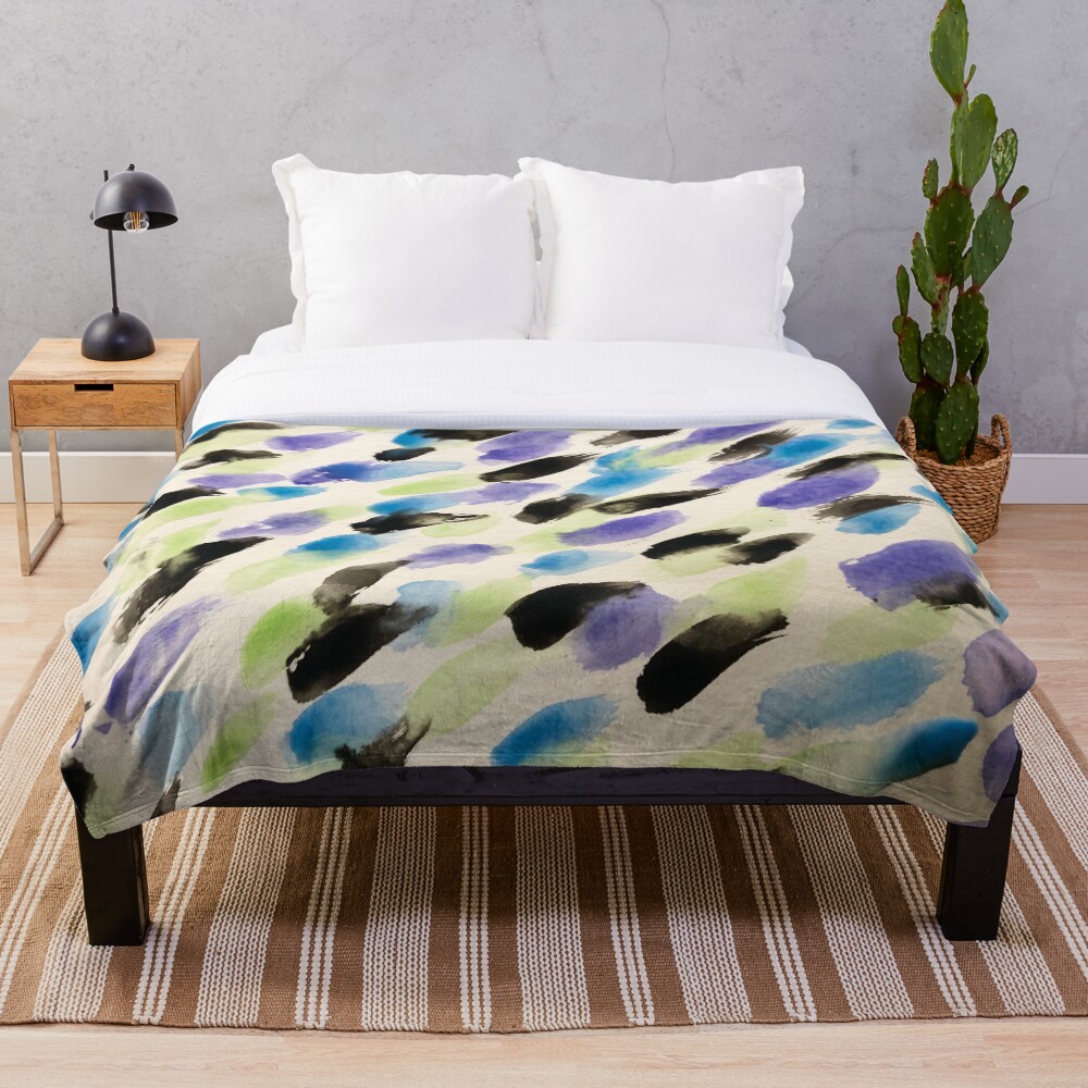 Item preview, Throw Blanket designed and sold by OneDayArt.