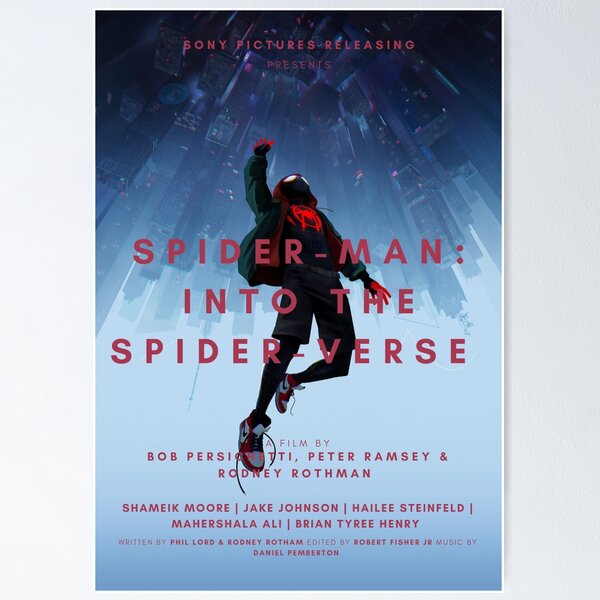 Item preview, INTO THE SPIDER-VERSE POSTER designed and sold by mikceys.