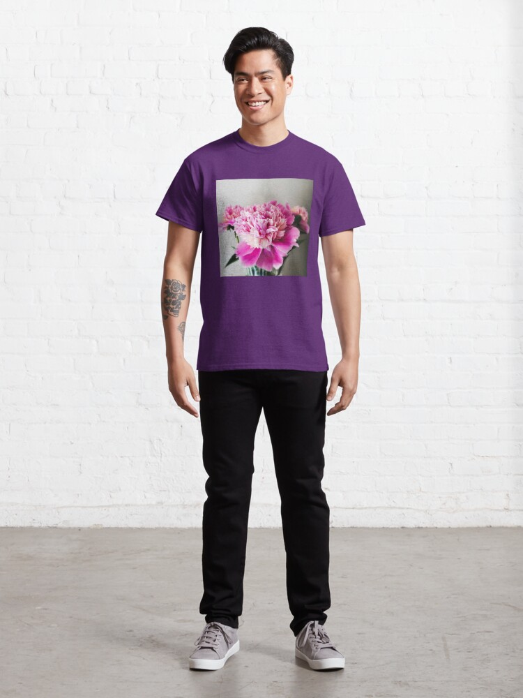 Alternate view of Gift for Gardener - Pink Peonies Classic T-Shirt