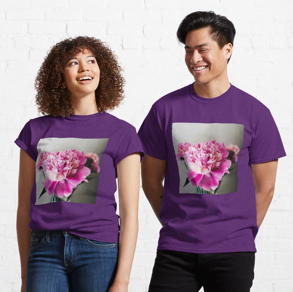 Gift for Gardener - Pink Peonies Classic T-Shirt