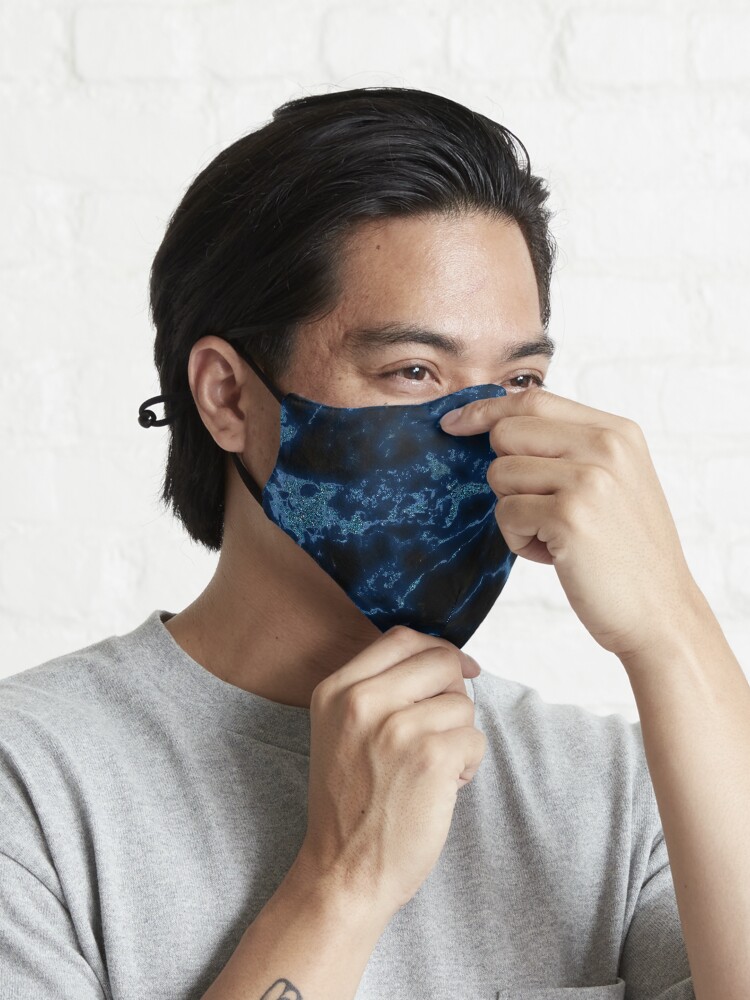 Alternate view of Classic Night Blue Marble with Glitter Mask