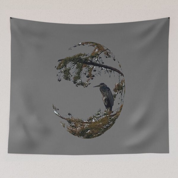 Item preview, Blue Herron Sitting in Tree  designed and sold by Zen  Goat.