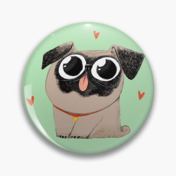 Item preview, Pug loves hoomans  designed and sold by SidTastic .