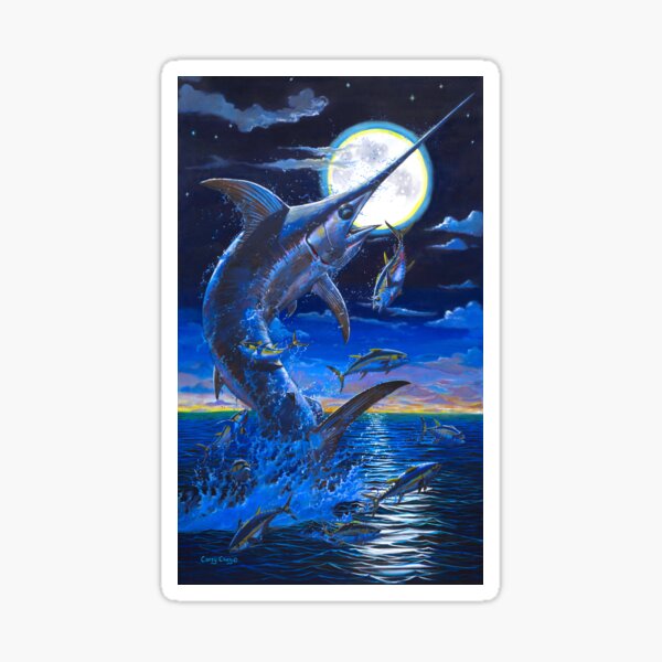 Vista previa del artículo con la obra «Moon Doggy», diseñado y vendido por Carey Chen.