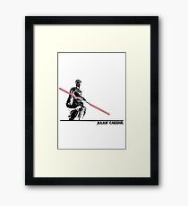Star Wars: Julius Caesar - Black Ink Framed Print
