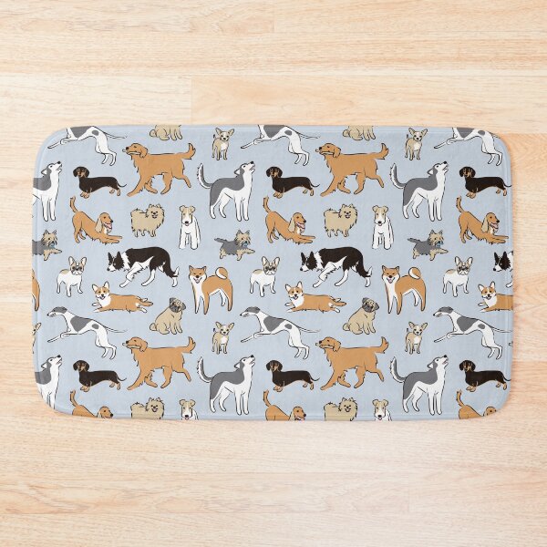 Item preview, Dogs Fun blue designed and sold by AnaAnaDesign.