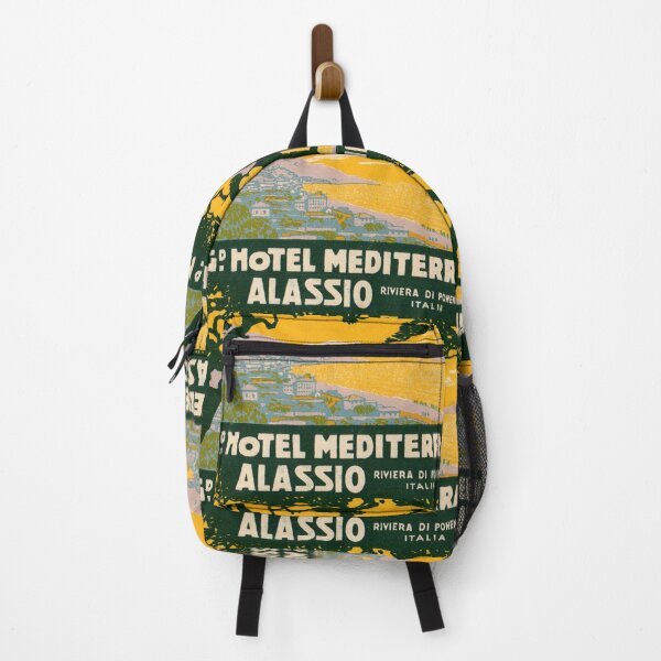 Item preview, Italy - Alassio - Mediterranee - Vintage Luggage Label designed and sold by imageresource.
