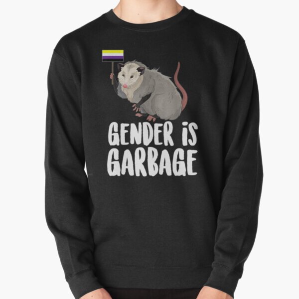 Item preview, Gender Is Garbage Genderfluid NonBinary Possum designed and sold by JanelAmico.