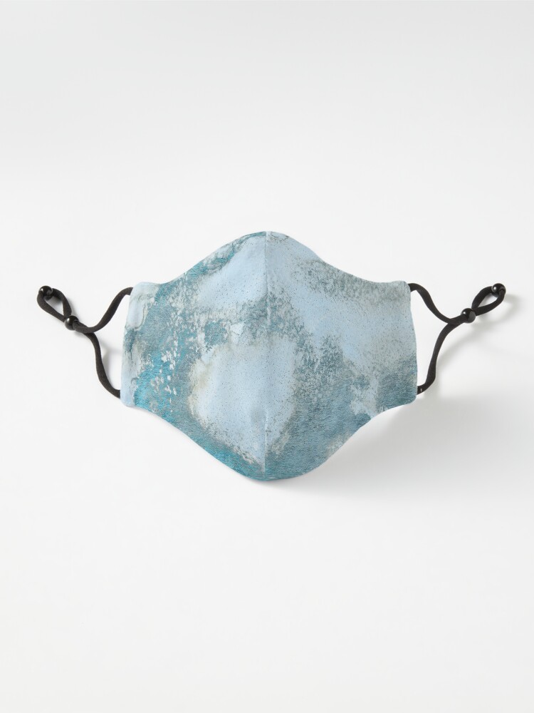 Alternate view of Ice Blue Metal Foil and Light Blue Marble Texture Mask