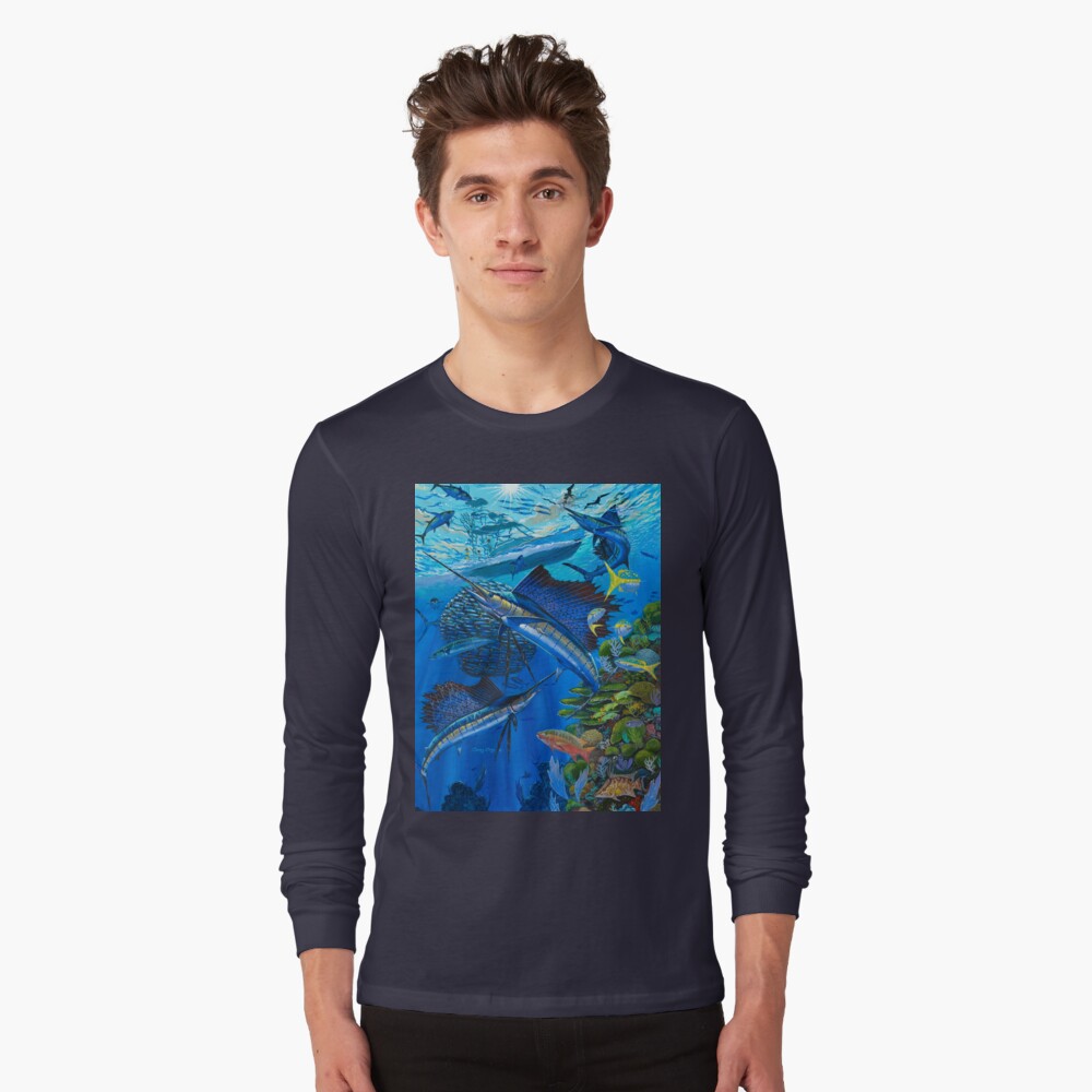 Vista previa del artículo con la obra «Camiseta de manga larga», diseñado y vendido por Bluemarlin.