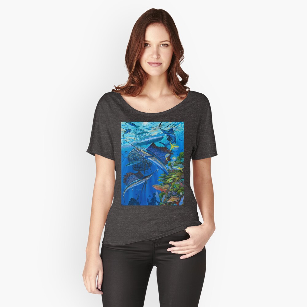 Vista previa del artículo con la obra «Camiseta ancha», diseñado y vendido por Bluemarlin.