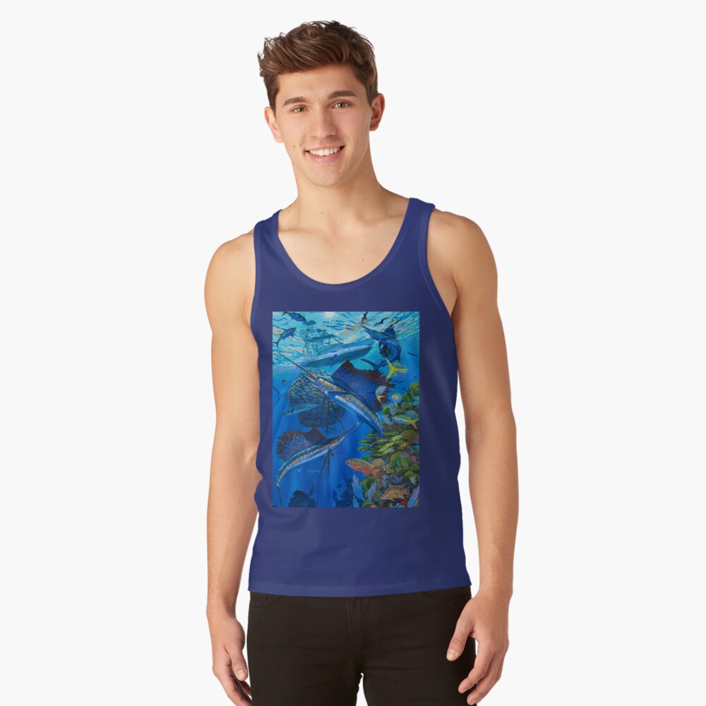 Vista previa del artículo con la obra «Camiseta de tirantes», diseñado y vendido por Bluemarlin.