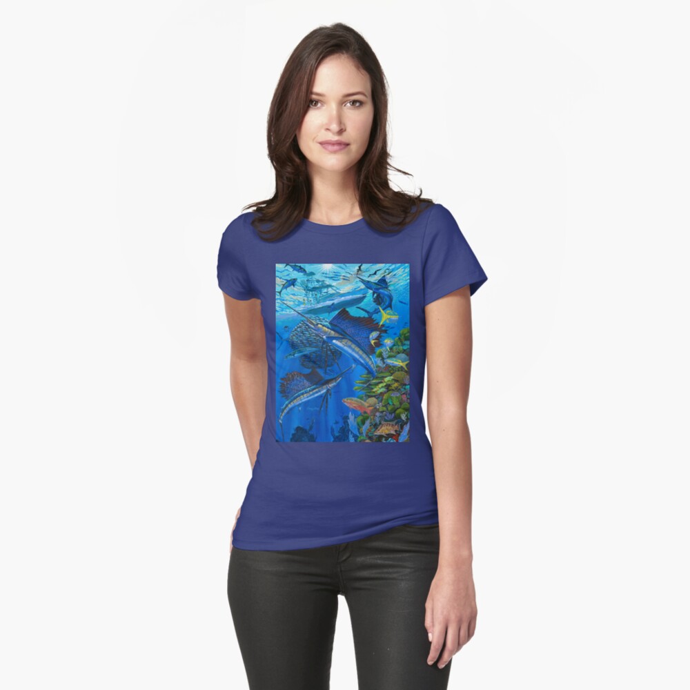 Vista previa del artículo con la obra «Camiseta entallada», diseñado y vendido por Bluemarlin.
