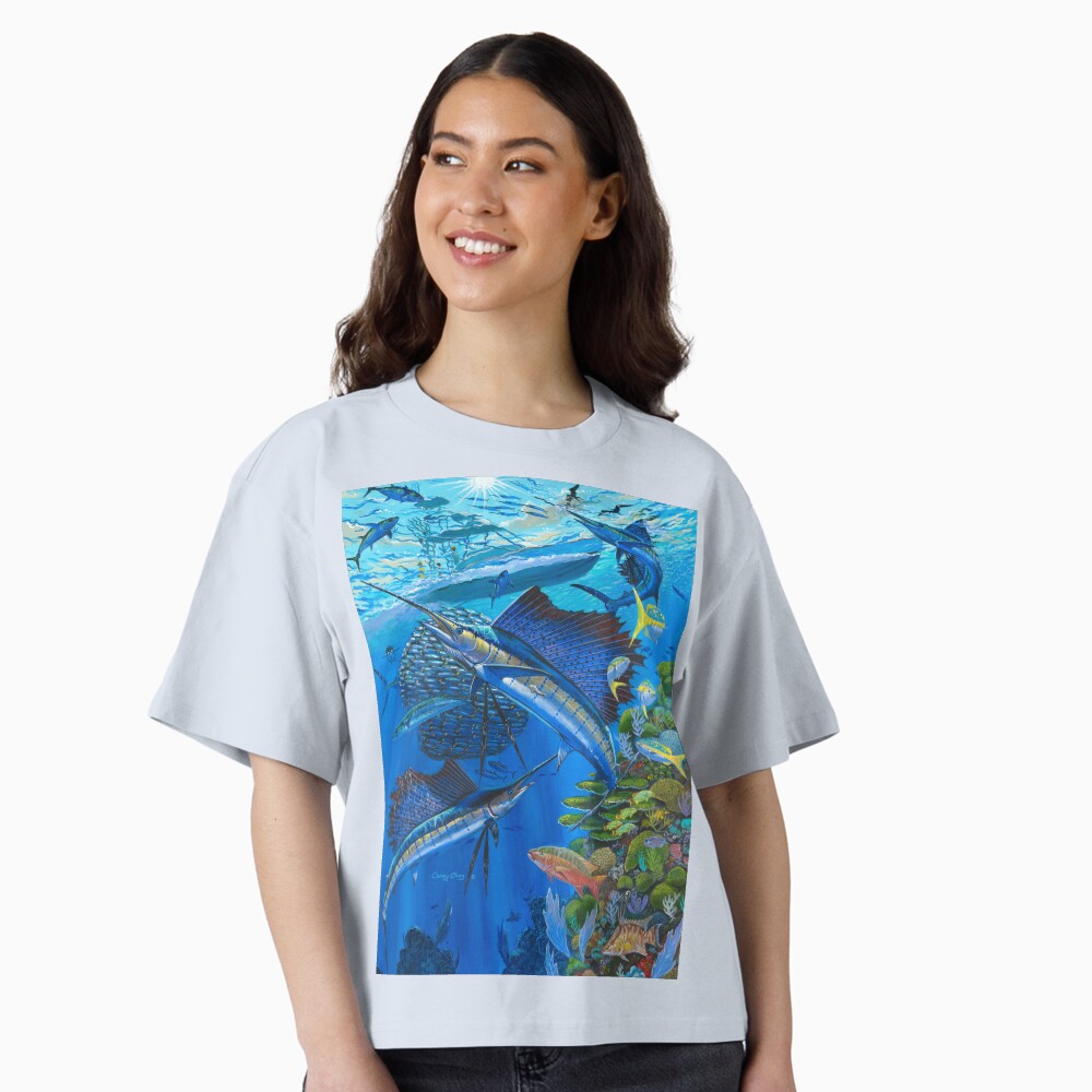 Vista previa del artículo con la obra «Camiseta holgada boxy», diseñado y vendido por Bluemarlin.