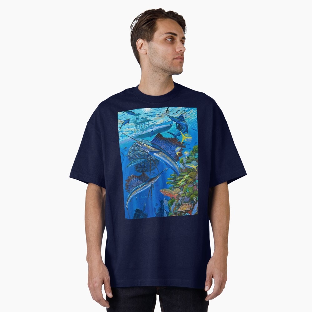 Vista previa del artículo con la obra «Camiseta oversize», diseñado y vendido por Bluemarlin.