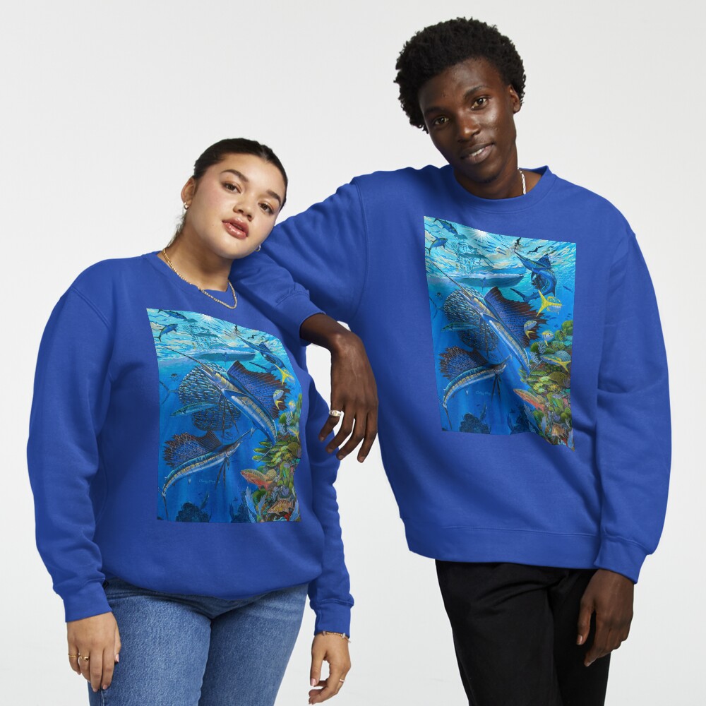 Vista previa del artículo con la obra «Sudadera sin capucha», diseñado y vendido por Bluemarlin.
