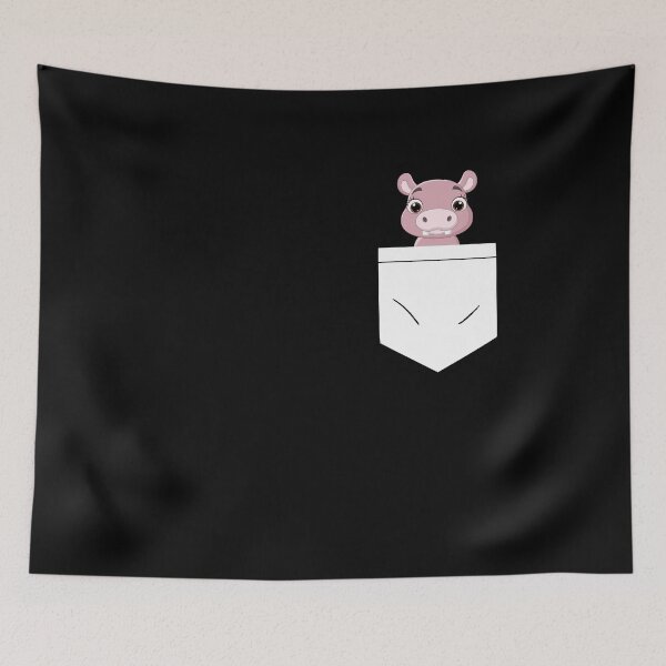 Item preview, Hippopotamus In Your Pocket - Hippos Gift designed and sold by Ibu83.