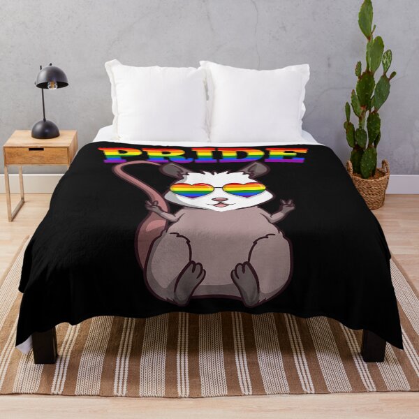 Item preview, LGBT Possum Gay Pride Rainbow LGBTQ Cute Opossum designed and sold by JanelAmico.