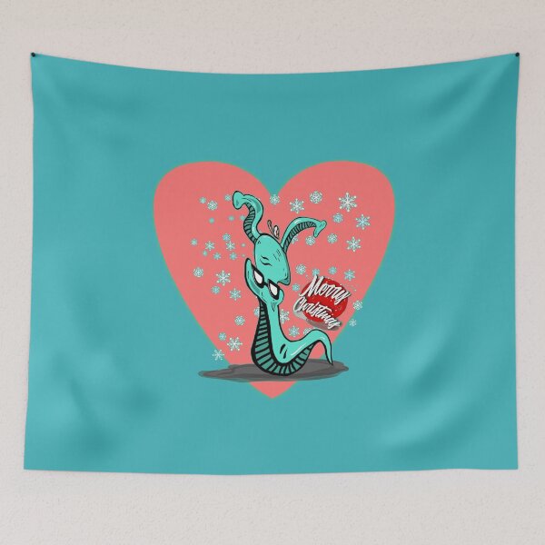 Item preview,  Christmas Heart with worm in the beautiful snow designed and sold by vibeno1.