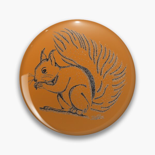 Item preview, Ink Squirrel Rodent designed and sold by MenagerieMayhem.