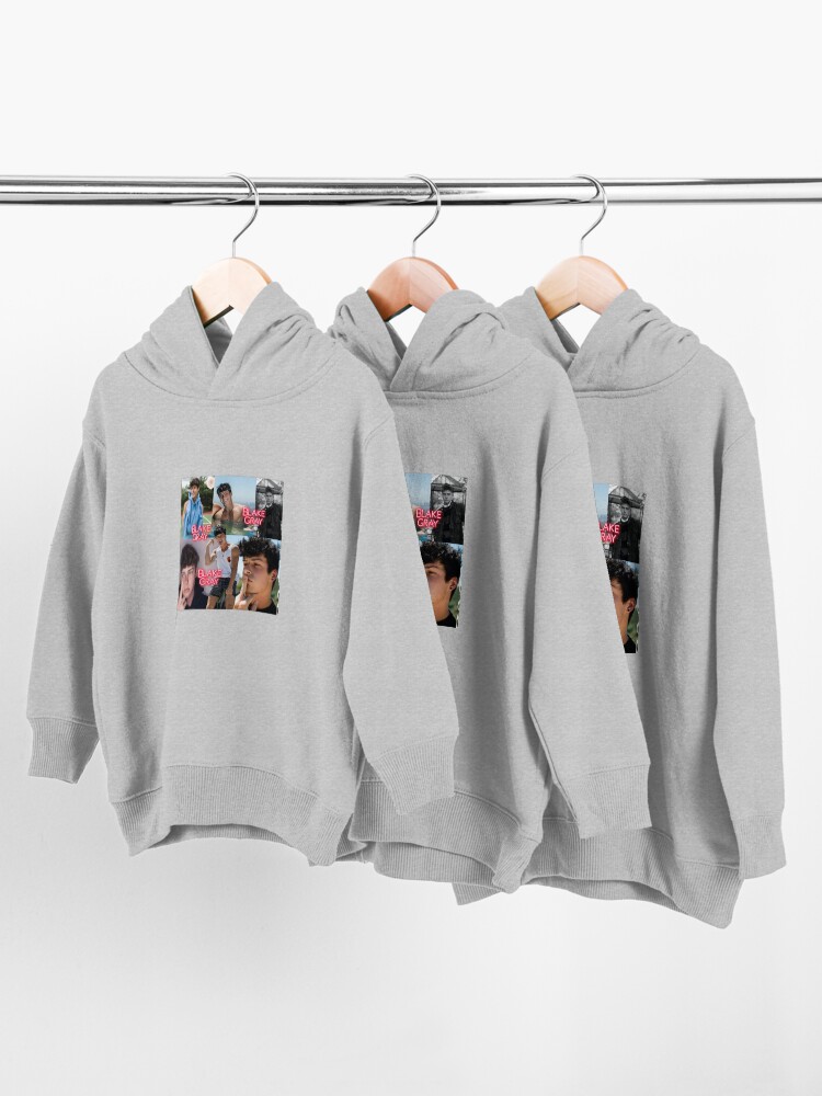 Blake Gray Collage Toddler Pullover Hoodie