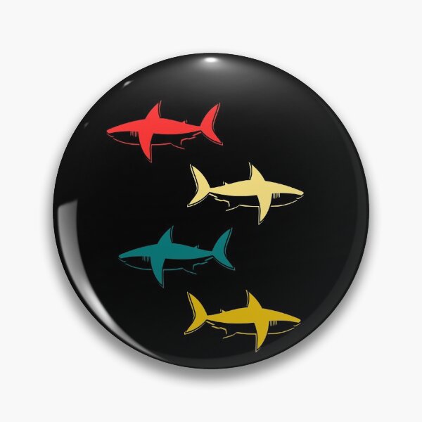 Item preview, Shark Retro 70s 80s Vintage Clothing Sharks designed and sold by Ibu83.