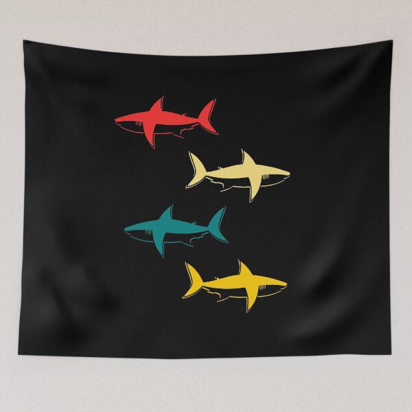 Item preview, Shark Retro 70s 80s Vintage Clothing Sharks designed and sold by Ibu83.