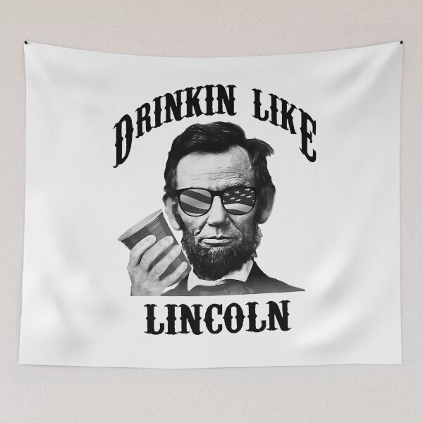 Item preview, 4TH Of JULY Drinkin Like Lincoln designed and sold by DogzLab.