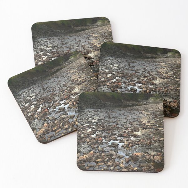 Item preview, Photo of River Rock with Bridge in Background - Tomahawk Creek Overland Park KS designed and sold by Zen  Goat.