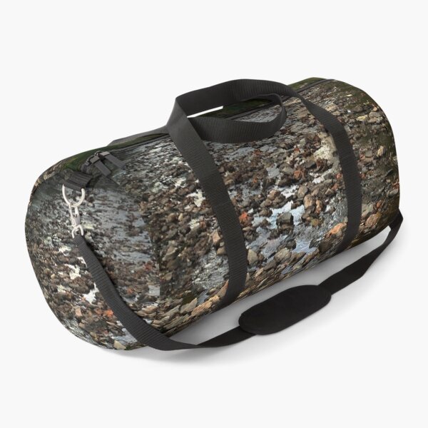 Item preview, Photo of River Rock with Bridge in Background - Tomahawk Creek Overland Park KS designed and sold by Zen Goat.