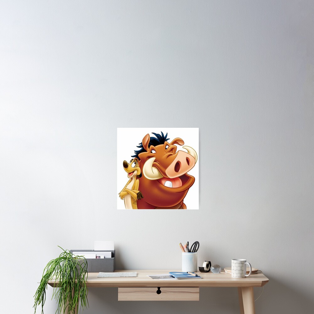 Animation Timon And Pumbaa Cool Funny Art Hakuna Matata Poster By