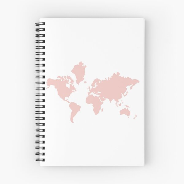 Item preview, ¡mapa del mundo! Rosa claro designed and sold by kellzy.