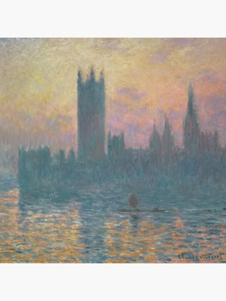 The Houses of Parliament Sunset by Claude Monet by podartist