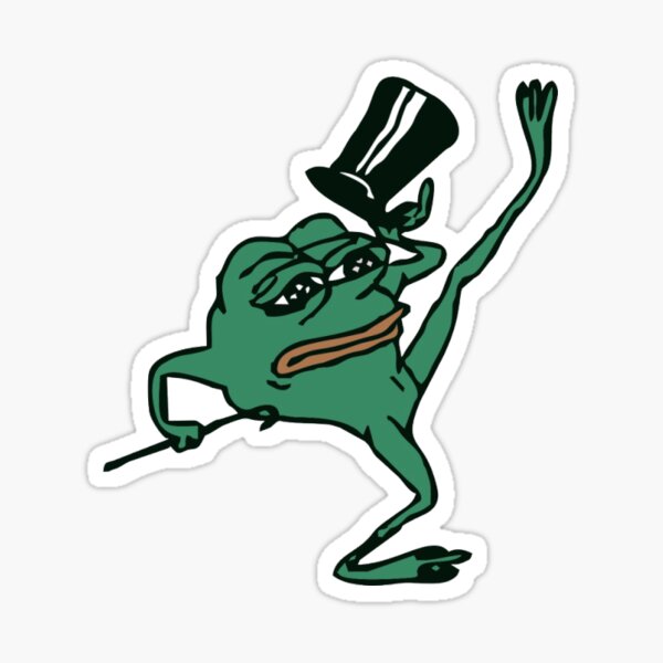 Dancing Meme Stickers Redbubble - me myself i roblox music video frog dance team