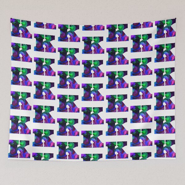 Item preview, Letter K - Cosmic Tie Dye  designed and sold by royrahul.