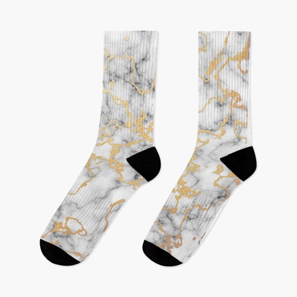 Item preview, White Marble with Golden Threads designed and sold by Dyrk Wyst Redbubble Shop.