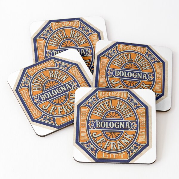 Item preview, Italy - Bologna - Brun - Vintage Luggage Label  designed and sold by imageresource.