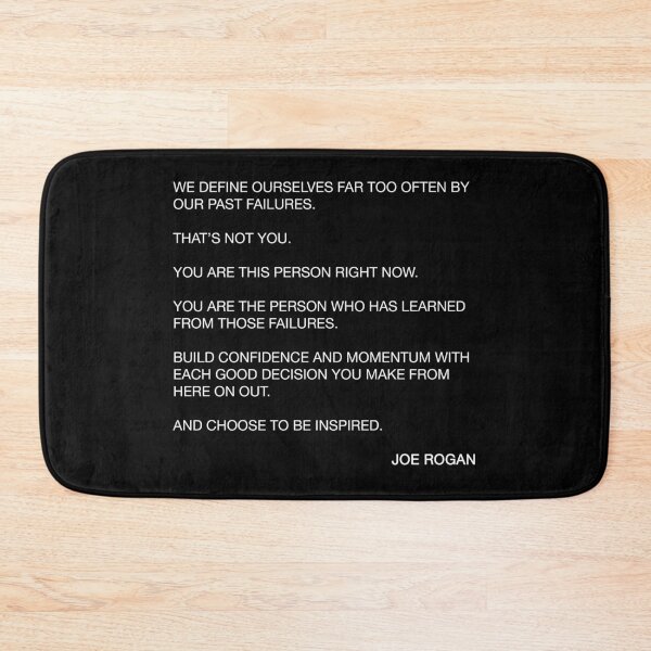 Item preview, Joe Rogan Choose To Be Inspired Quote designed and sold by JamiePullThatUp.