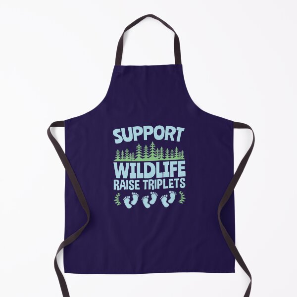 Item preview, Support Wildlife Raise Triplets Cute Funny Gifts designed and sold by jaygo.