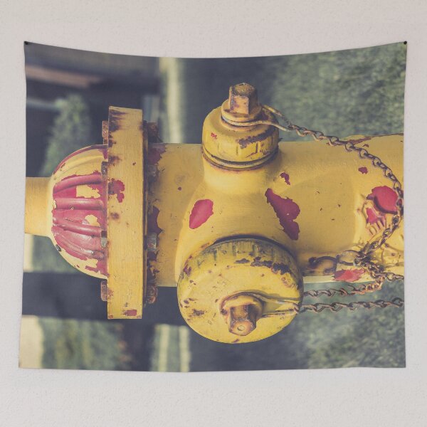 Item preview, Eddy Valve Peeling Yellow Fire Hydrant designed and sold by Enzwell.